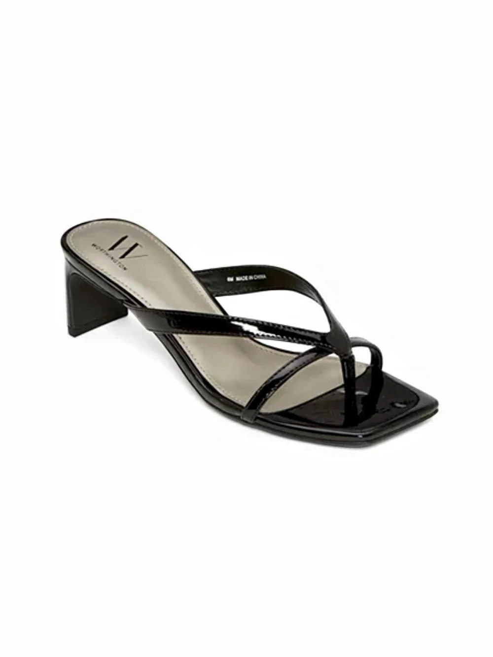 Worthington Black Heeled Sandals US 6 NWT